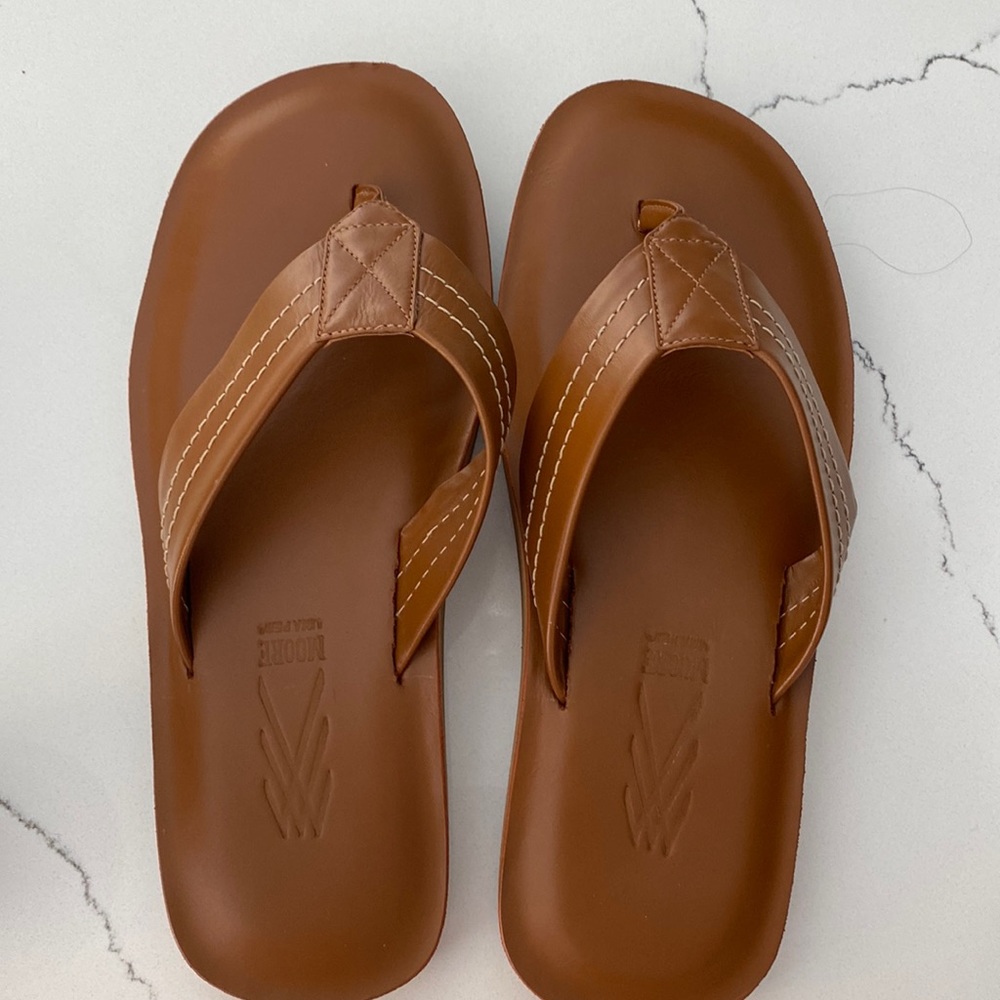 Bespoke leather sandals for men